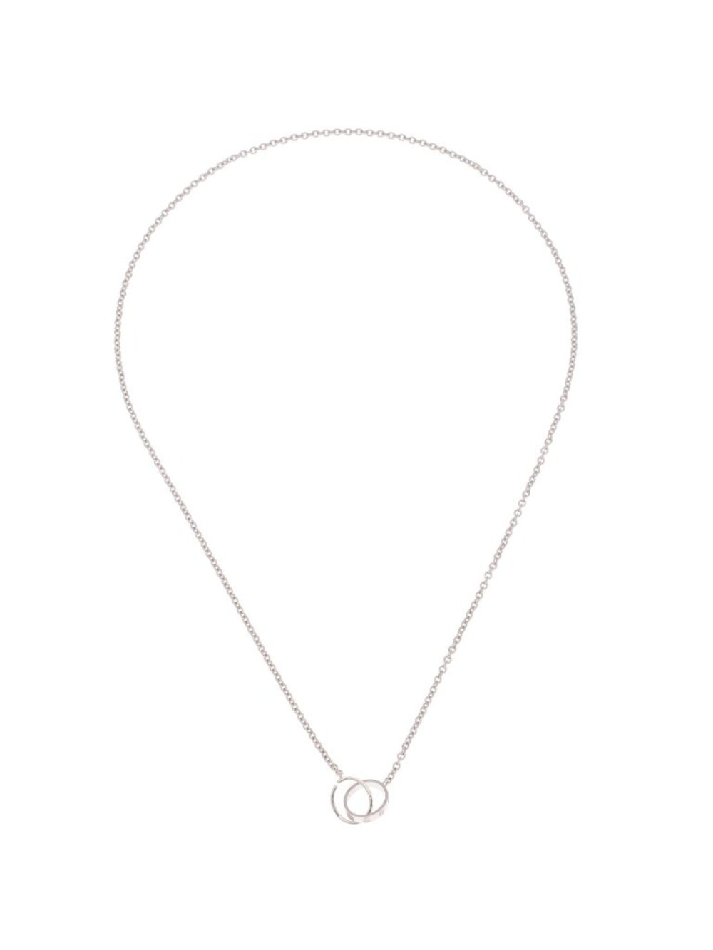 Cartier Baby Love Necklace 18k White Gold Vintage